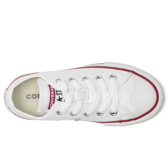 NWT Converse Kids Chuck Taylor Eva Lift Platform OX White/Garnet Size 13.5 - Picture 4 of 7